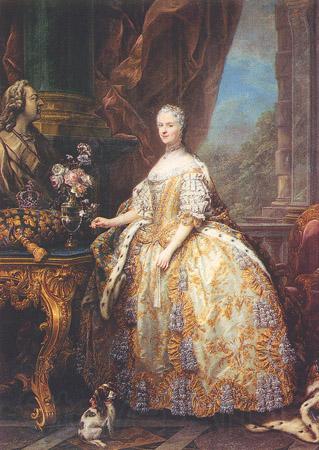 Charles-Amedee-Philippe van Loo Portrait de Marie Leszczynska